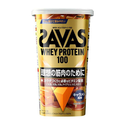 Meiji SAVAS Whey Protein 100 Caramel Flavor 280g