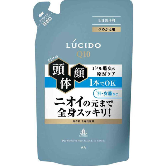 Mandom Lucido All Body Deo Wash Refill 380ml