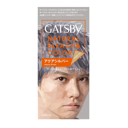 Mandom Gatsby Natural Bleach Color Aqua Silver