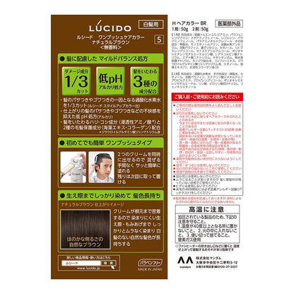 LUCIDO One Push Care Color Natural Brown
