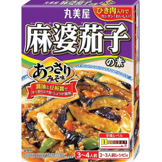 Marumiya Mapo Eggplant Sauce Light Miso Flavor 180g