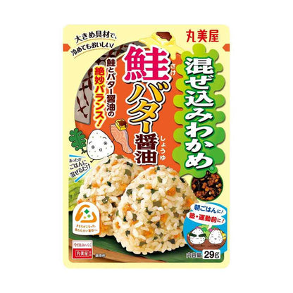Marumiya Mixed Wakame with Salmon Butter Soy Sauce 29g
