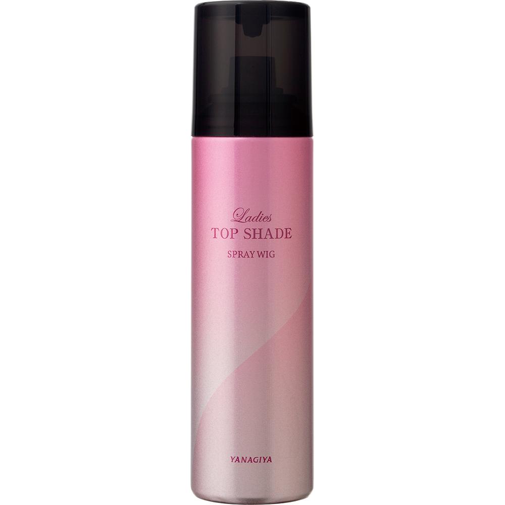 Yanagiya Honten Ladies Top Shade Spray Wig Natural Bright Black 100g