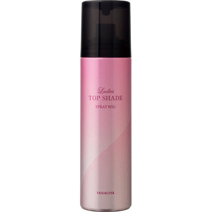 Yanagiya Honten Ladies Top Shade Spray Wig Natural Bright Black 100g