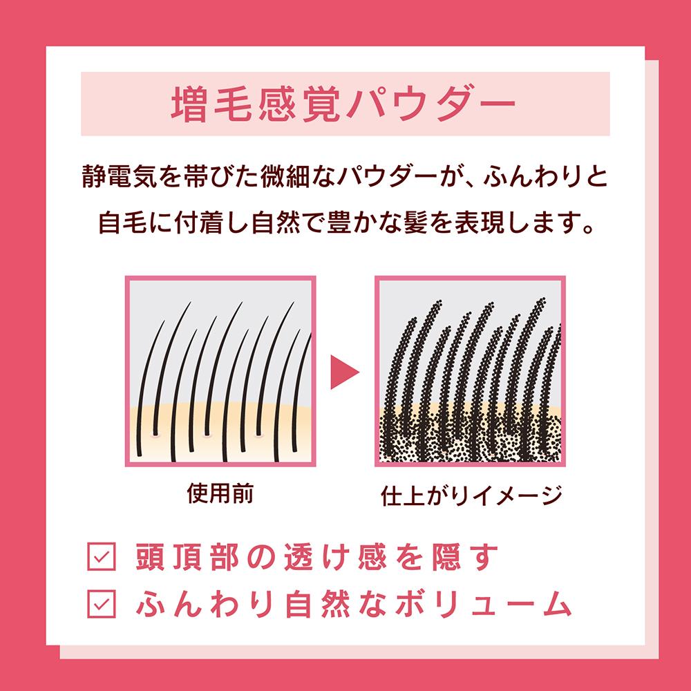 Yanagiya Honten Ladies Top Shade Powder Hair Dark Brown 20g