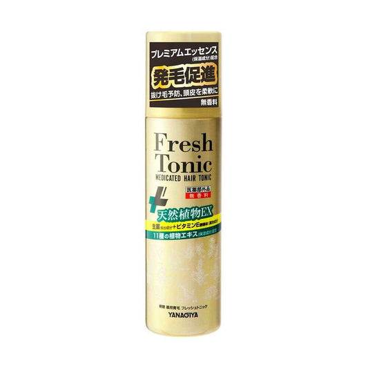 [Quasi-Drug] Yanagiya Medicinal Hair Growth Fresh Tonic Premium Essence Fragrance-Free 190g