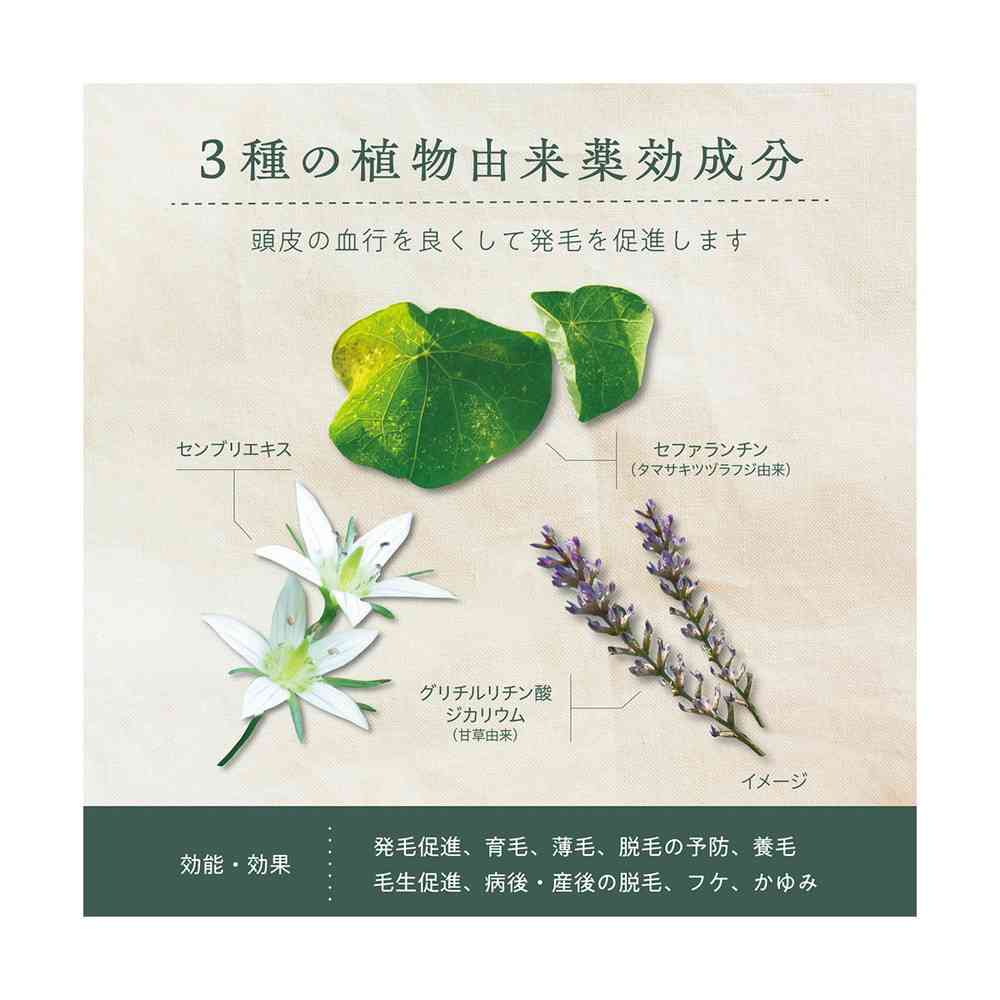 Yanagiya Botanical Medicinal Hair Growth Essence 140ml