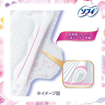 Uni-Charm Sofy Hadaomoi Ultra Thin Slim 210 with Wings - 38 Pieces