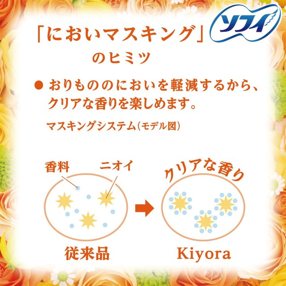 Sofy Kiyora Fragrance Panty Liner Floral & Citrus (72 Sheets)