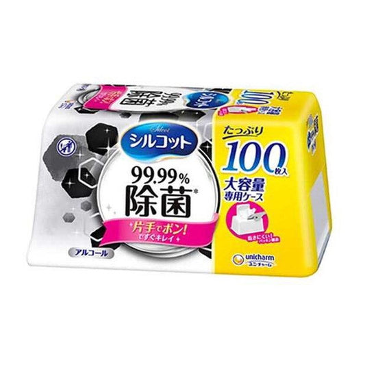Silcot 99.99% Sterilizing Wet Wipes Large Capacity 100 Sheets