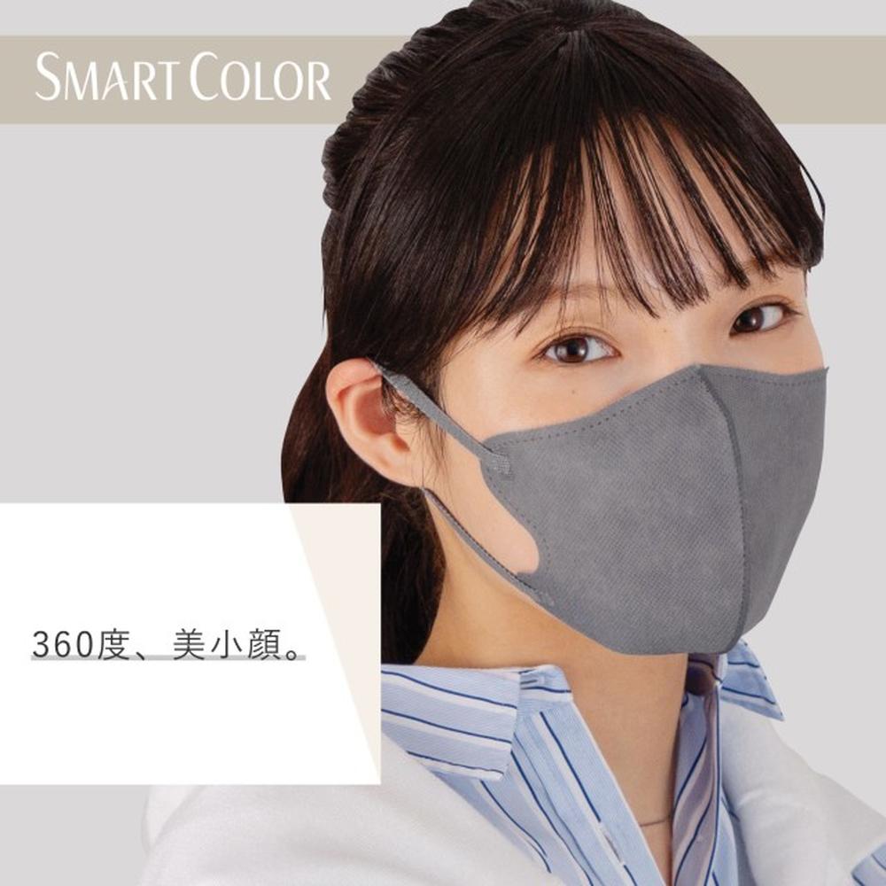 Uni-Charm Ultra Comfortable Mask Smart Color Gray Regular 7 Pieces