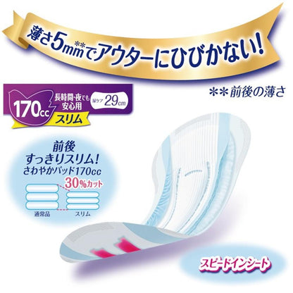 Lifree Refreshing Slim Pads for Long Hours/Night Use 12 Sheets