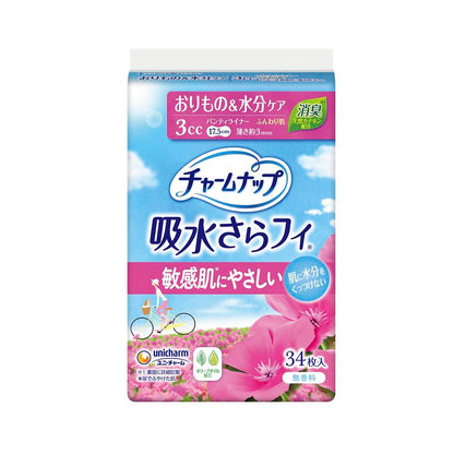 Charm Nap Absorbent Saranfi Soft Skin, Wingless, 34 Pieces, 3cc