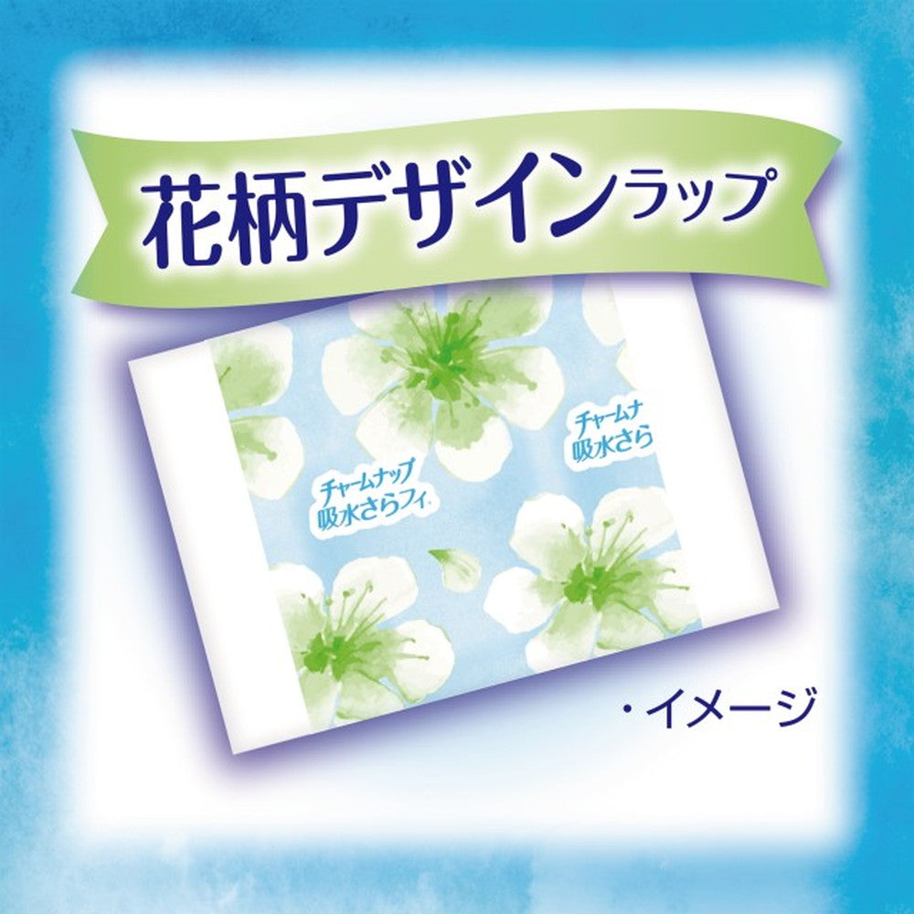 Charm Nap Absorbent Saranfi Panty Liner Long (10cc, Unscented, 52 Sheets)