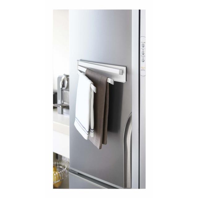 Yamazaki Magnet Dish Towel Hanger Plate White