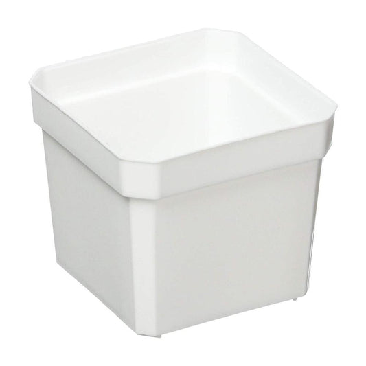 Yamato Plastics Plant Pot White Square 2 Type