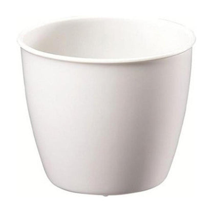 Yamato Plastics Plant Pot White Round 2.5