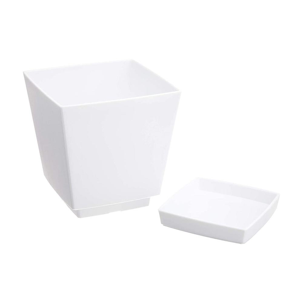 Yamato Plastics Quenchero Pot (with Plate) White 6