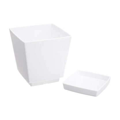 Yamato Plastics Quenchero Pot (with Plate) White 6