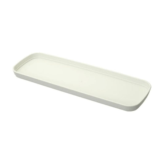 Yamato Plastics Frégola Planter Saucer Ivory 40