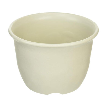 Yamato Plastics No-Mii Low Pot Ivory Size 5
