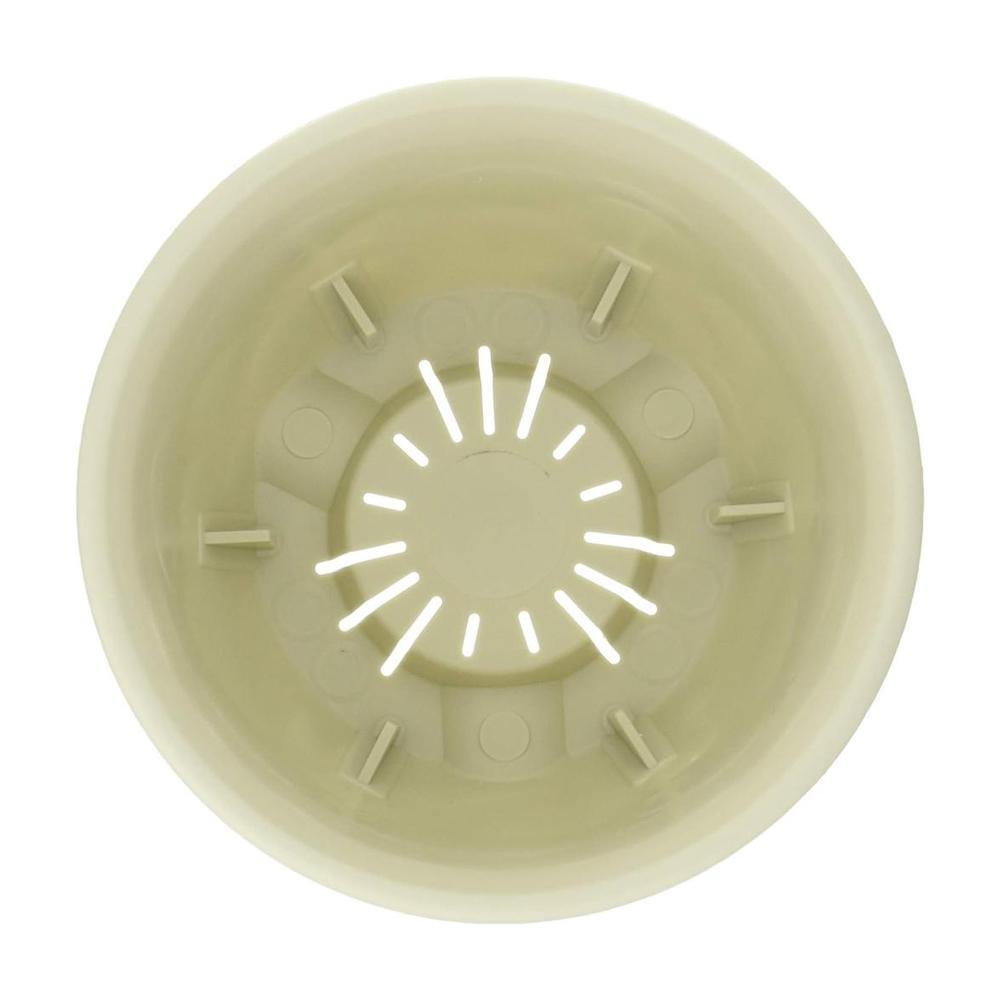 Yamato Plastics No-Mii Low Pot Ivory Size 6