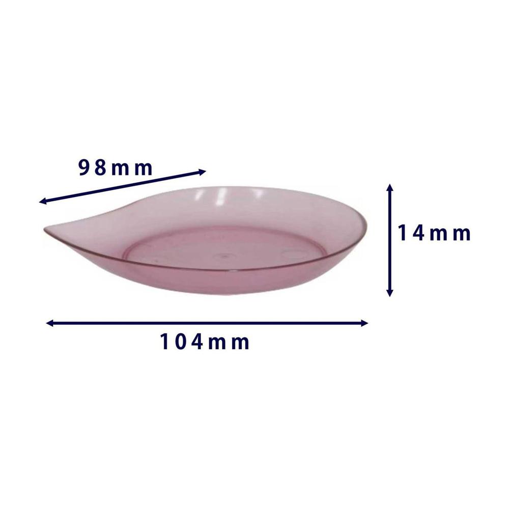 Yamato Plastics PON Plate Rose 3 Type