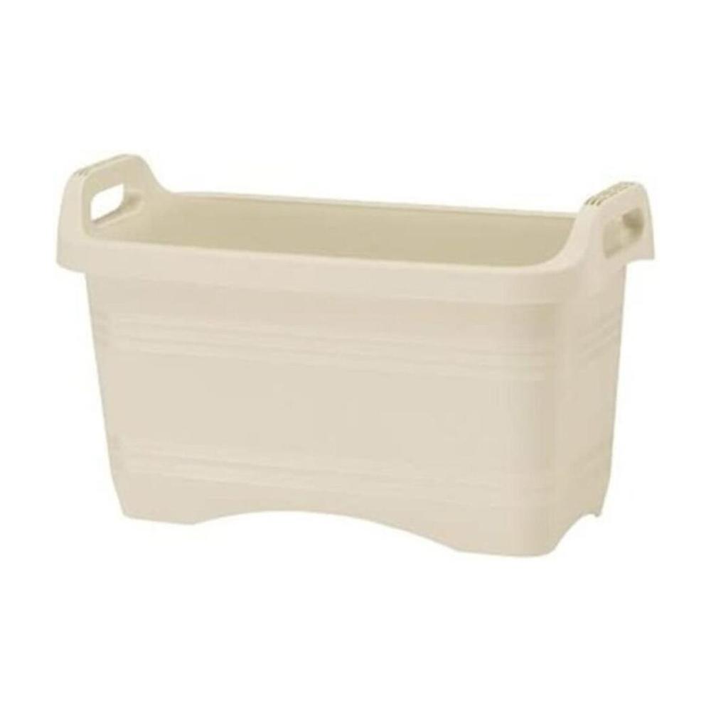 Yamato Plastics Handle Planter Ivory Deep 45 Type