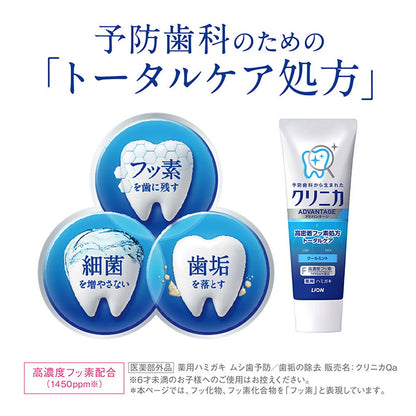 Lion Clinica Advantage Toothpaste Cool Mint 130g