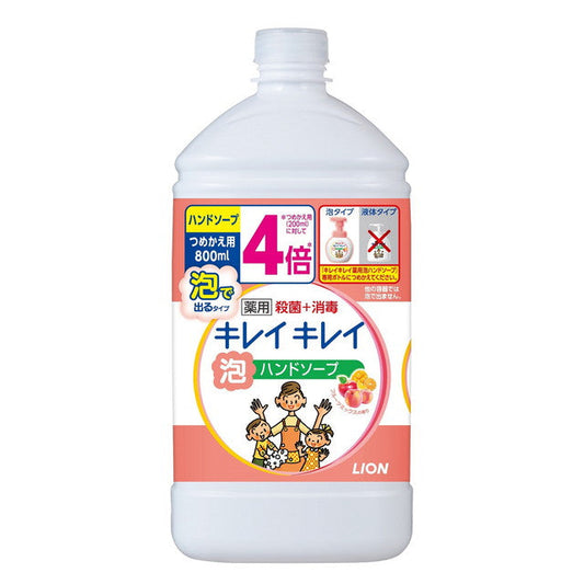 Lion Kirei Kirei Foaming Hand Soap Refill Fruit Mix 800ml