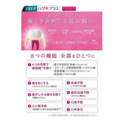 Lion Systema Gums Plus Premium Toothpaste Elegant Fruity Mint 95g