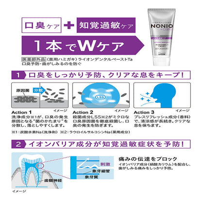 Lion NONIO Plus Toothpaste for Sensitive Teeth 130g