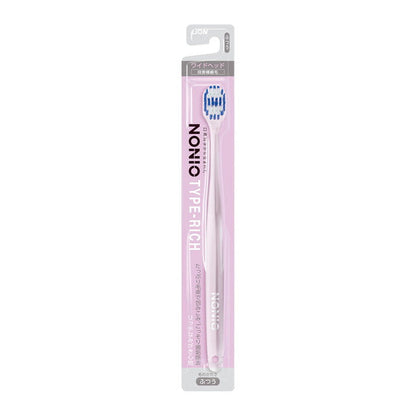 Lion NONIO Toothbrush TYPE-RICH Medium 1 Piece