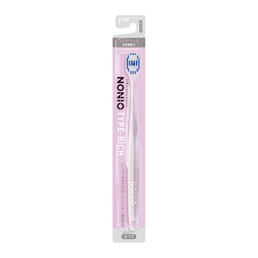 Lion NONIO Toothbrush TYPE-RICH Medium 1 Piece