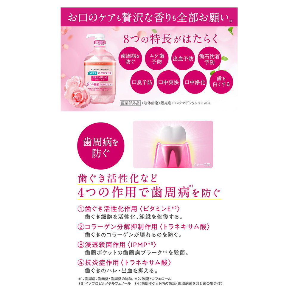 Systema Gums Plus P Rinse E Fruity Mint 900ML