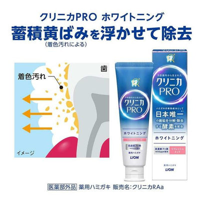Lion Clinica PRO Whitening Toothpaste Refresh Mint