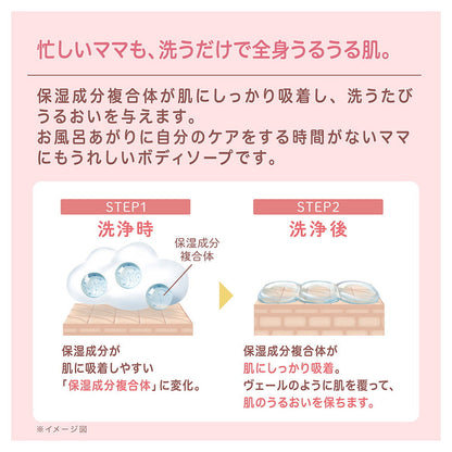 [Quasi-drug] Lion Hadakara Medicinal Pure Mild Foam Body Soap Refill 440ml