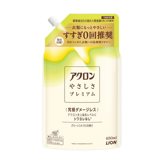 Lion Acron Softness Premium Green Citrus Refill 650ml