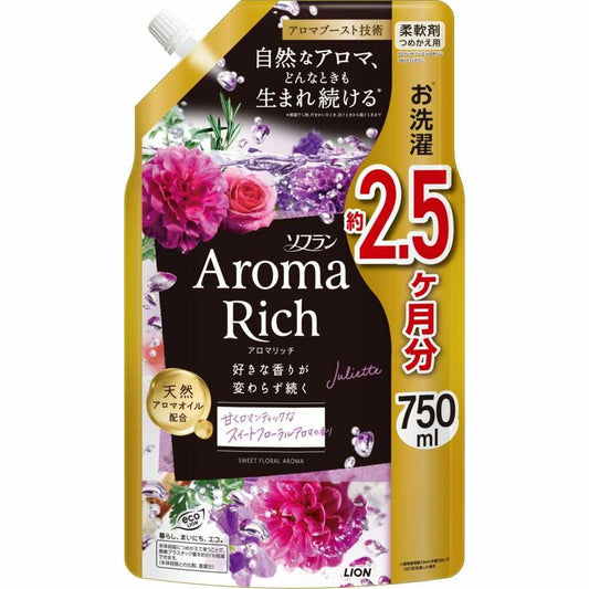 Lion Soflan Aroma Rich Juliette Refill Extra Large 750ml