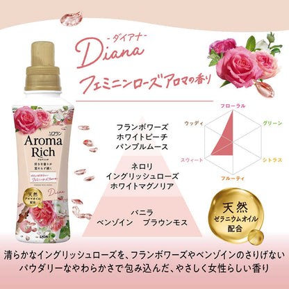 Lion Soflan Aroma Rich Diana Refill Ultra Jumbo 1300ml