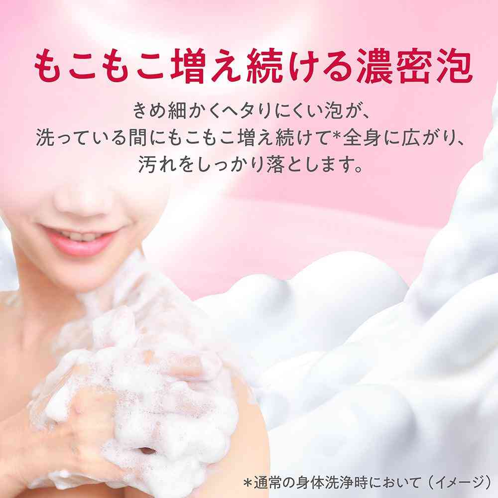 Lion Hadakara Moist Body Care Soap Foam Type - Floral Bouquet Scent 540ml