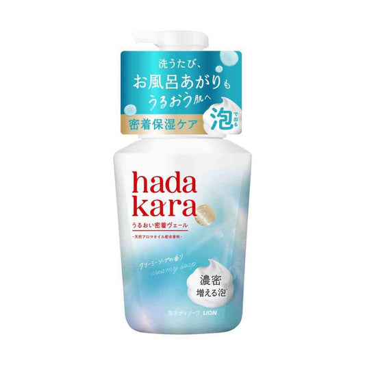 Lion hadakara Moist Body Care Soap Foam Type Creamy Soap Scent 540ml