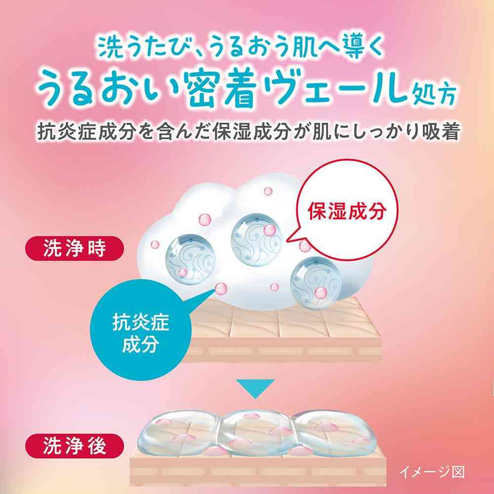 Lion Hadakara Medicated Pure Mild Moist Body Care Soap - 540ml