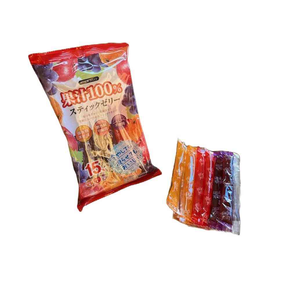 Ribbon 100% Fruit Juice Stick Jelly 15 Sticks