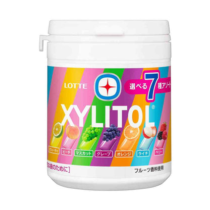Lotte Xylitol 7 Fruit Assortment Bottle 133g