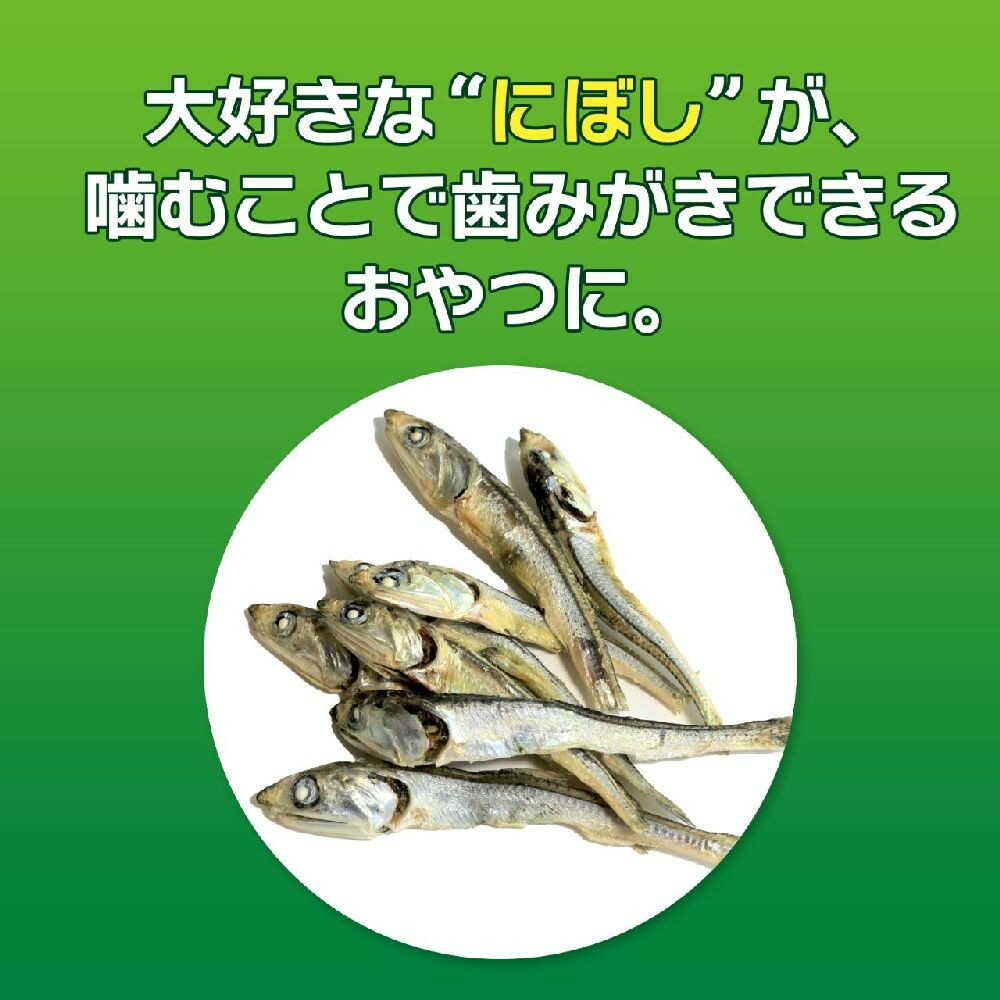 PETKISS Cat Tooth Cleaning Snack - Dried Sardines 12g