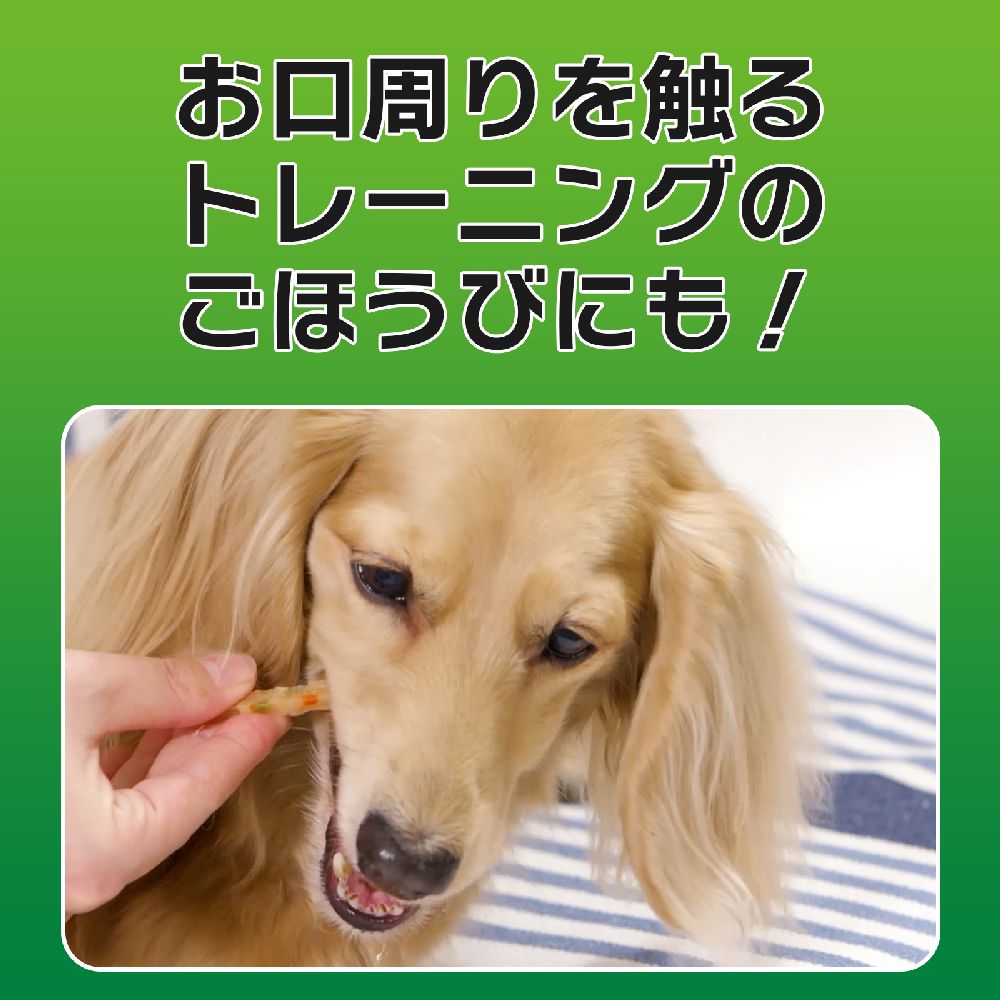 Lion Pet PETKISS Low-Fat Chicken and Vegetable Dental Chews for Dogs 60g