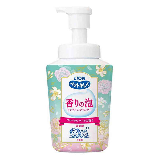 Lion Pet Foaming Rinse-in Shampoo Floral Bouquet Scent 500ml