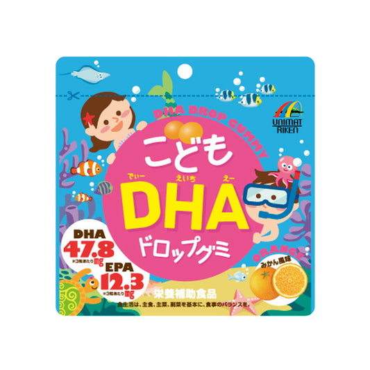 Unimat Riken Children's DHA Drop Gummies 90 Pieces