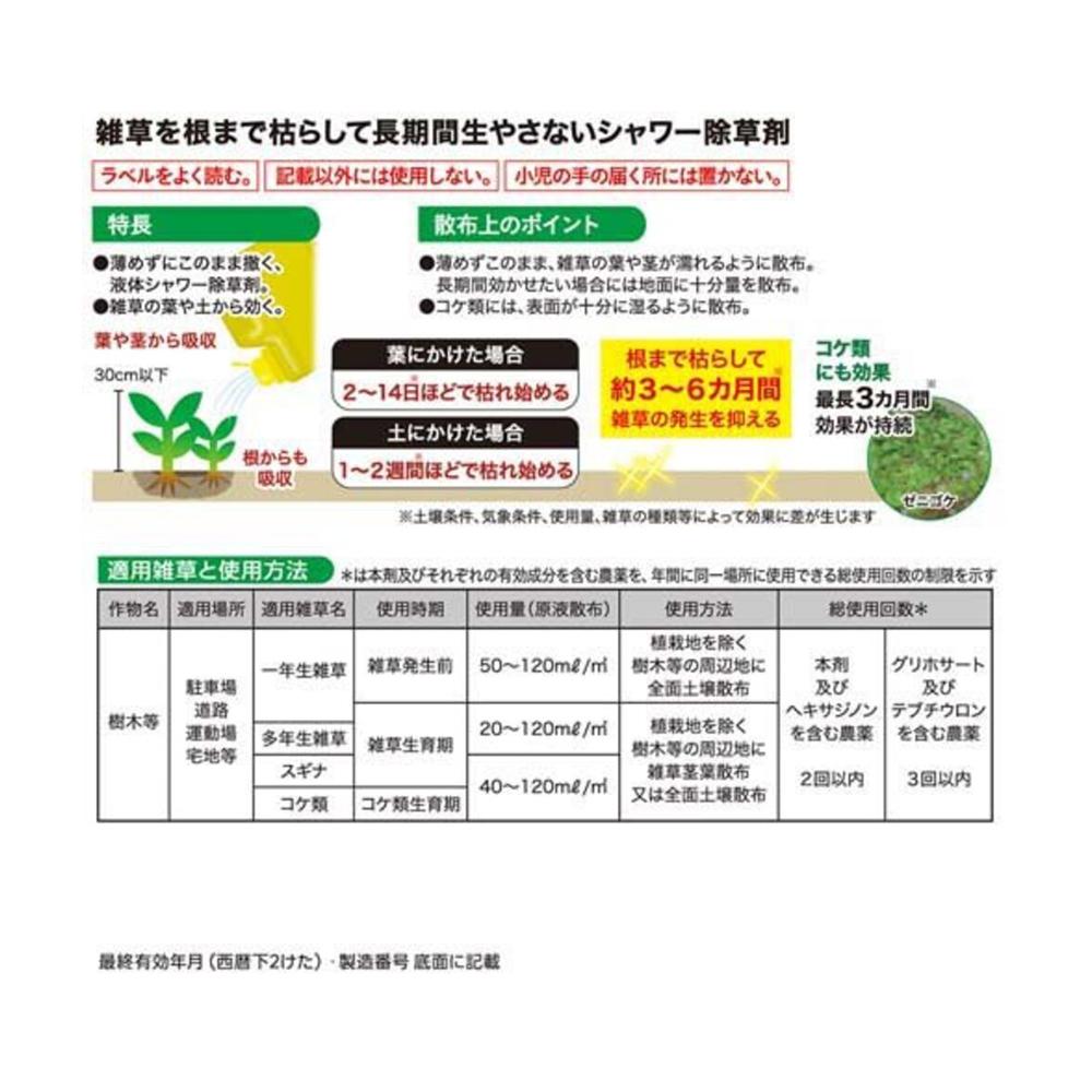 Rainbow Chemicals Nekosogi Shower V6 4L Bottle